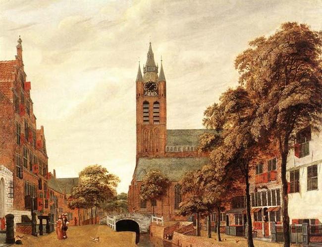 HEYDEN, Jan van der View of Delft